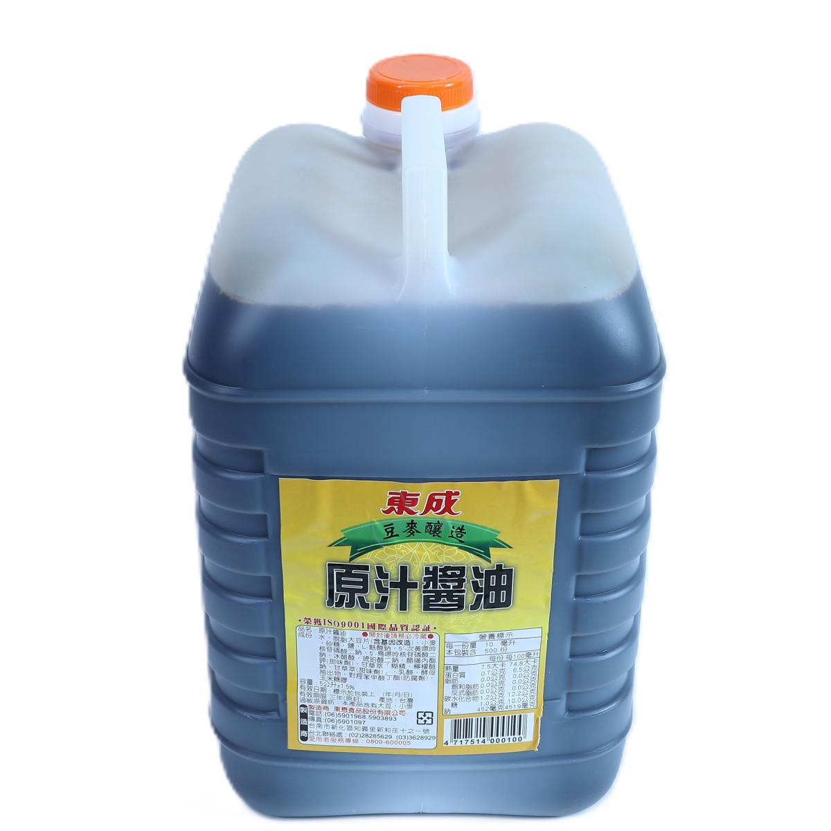 東成 原汁醬油5公升